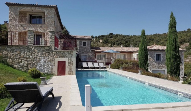 Grand Villa in Saint Ambroix with Pool outdoor activities