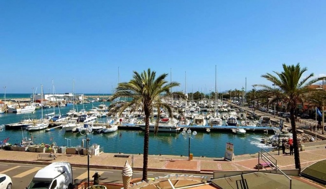 Studio a Saint Cyprien a 100 m de la plage avec vue sur la mer et terrasse amenagee