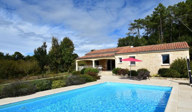 Holiday home in Montcl ra with sunny garden playground equipment and private pool