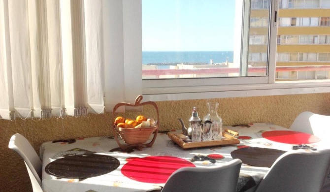 Appartement d'une chambre a Valras Plage a 50 m de la plage avec vue sur la mer terrasse et wifi