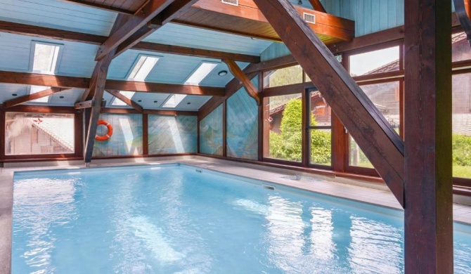 Appartement d'une chambre a Les Houches a 30 m des pistes avec piscine partagee et jardin amenage