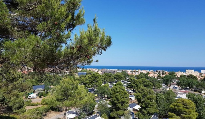 WIFI Appartement Panoramisch Zeezicht max 4 personen in Narbonne Plage